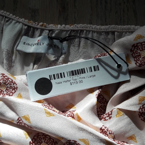 Sincerely Jules Nala halter twist tie neck top - Picture 5 of 8